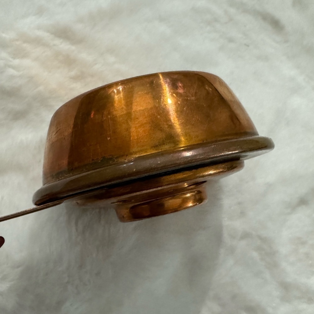 Perk Copper Swiss Made Fesk Alcohol Fondue Pot Burner Warmer 70’s MCM Vintage - Picture 4 of 11